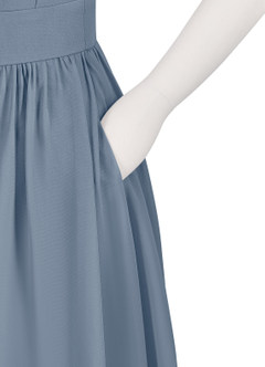 Azazie Molly Junior Twilight A-Line Pleated Chiffon Dress image10