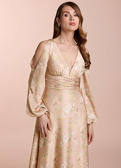 Madilyn Maxi Klänning Blush Garden Print image5