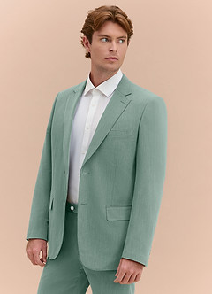 front William Matcha Comfort Blend Suit Jacket