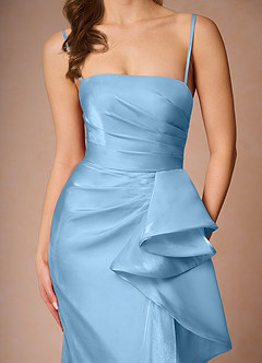 Cressidia Mint Blue Strapless Gown image10
