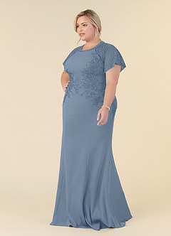 Azazie Adonna Mother of the Bride Dresses Mermaid Lace Floor-Length Dress image7