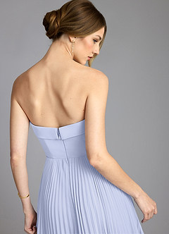 Azazie Mariana Jurken voor bruidsmeisjes Jurk van Chiffon met A-Lijn Strapless Lavendel image6