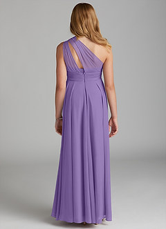 Azazie Charlize Junior Tahiti A-Line Mesh Dress image2