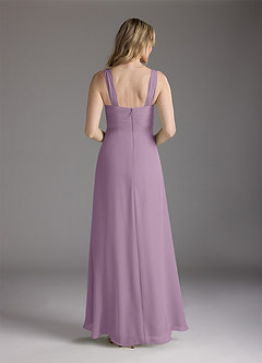 Azazie Weisz Mother of the Bride Dresses Wisteria A-Line Square Neckline Pleated Chiffon Dress image6