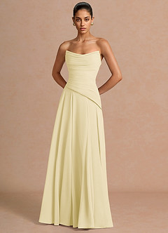 Vestido Amarillo Mantequilla Largo Gabriela image5