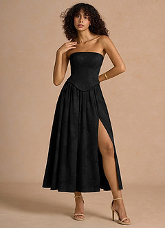 Isaura Black Maxi Dress image3