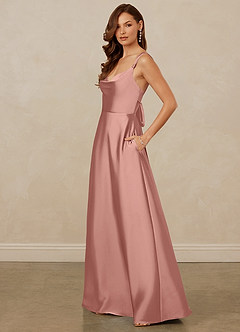 Christian Siriano Bridal for Azazie 1001 Bridesmaid Dresses Rosette A-Line Sweetheart Neckline Stretch Satin Dress image4