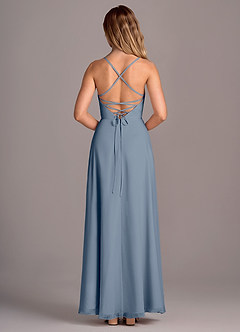 Azazie Mei Bridesmaid Dresses Twilight A-Line Chiffon Dress image6