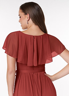 Jael Rouille Robe longue avec nœud image6