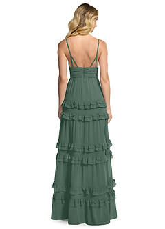 Azazie Rachel Brautjungfernkleider A-Linie Chiffon Kleid Seemoos image2