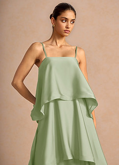 Vestido Verde Claro Largo Itasca image6