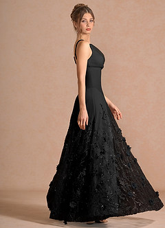 Valora Black Maxi Dress image4