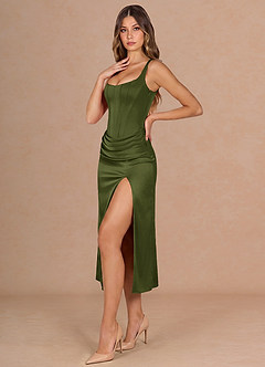 Keturah Olive Midi Dress image4