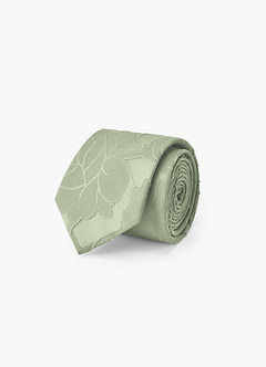 front Cravatta skinny da matrimonio con motivo floreale a effetto bruciato