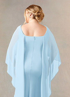Azazie Dion Klänningar till brudens mor Klänning Tubklänning i Stretch crepe Scoop Himmelsblå image13