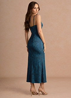Robe Longue Marineblau Leah image2