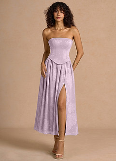 Vestido Lila Escarchada Midi Isaura image4