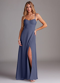 Azazie Breonna Bridesmaid Dresses Stormy A-Line Sweetheart Neckline Chiffon Dress image1