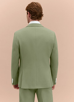front James Pistachio Structured Stretch 3-piece suit