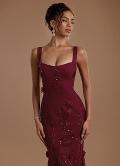 Zarelle Wine Maxi Dress image5
