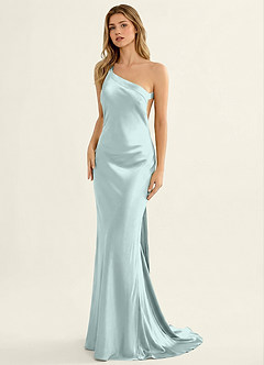Persephone Mist Satin Prom Dress image3