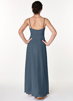 Azazie Naeem Junior Neptune A-Line Ruched Chiffon Dress image2
