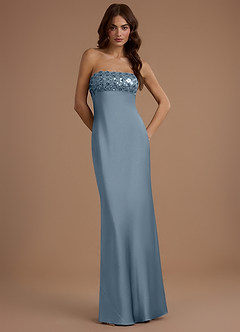 suknia Niebieski Pudrowy Maxi Narah image8