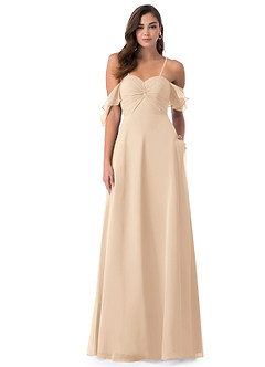 Azazie Juna Final Sale Tahiti A-Line Ruched Chiffon Convertible Dress image2