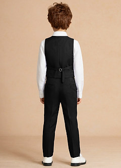 front Finn Black Boy Vest 3-Piece Suit