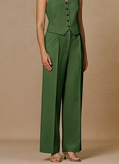 front Rowan Olive Refined Weave Performance pants