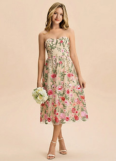 front Azazie Emmeline Junior Formal Dress