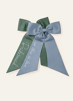 Personalized Embroidered Matching Color Hair Bows
