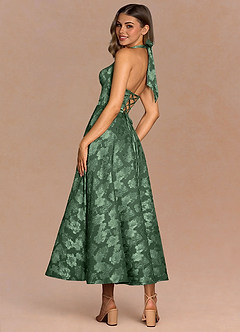 Isabeau Eucalyptus Midi Dress image2