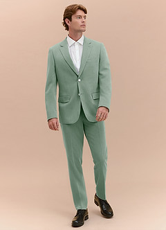 front William Dusty Sage Comfort Blend Suit Jacket