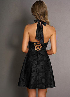 Abito Corto Nero Isabeau image6