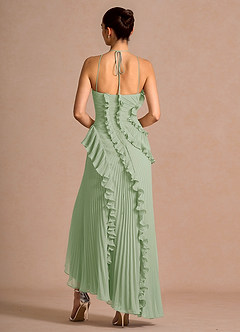 Maxi jurk Hatsu Licht Groen image2