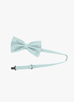 front Adjustable Stretch Satin Bow Tie