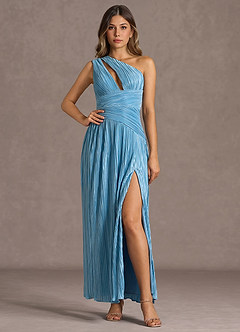 Brynlee Dusty Blue Maxi Dress image3