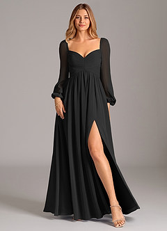 Bella Schwarz Maxikleid