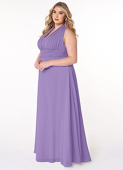 Azazie Fifi Bridesmaid Dresses Tahiti A-Line Strapless Chiffon Convertible Dress image15