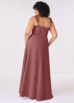 Barbie ♥ Azazie Bridesmaid Dresses Amethyst A-Line Sweetheart Neckline Chiffon Dress image7