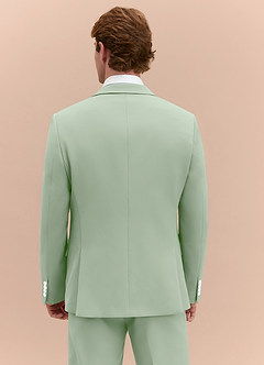 front James Dusty Sage Structured Stretch 3-piece suit