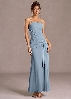Maxi jurk Heloise Poederblauw image4