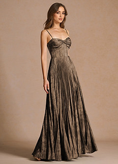 Vesper Coffee Brown Maxi Dress image4