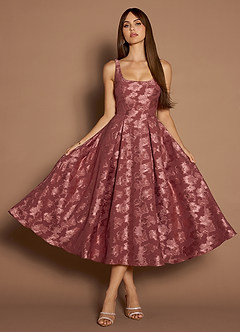 Vestido Vintage Rosa Midi Briac image4