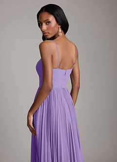 Azazie Akiko Abiti da Damigella Abito A-Line in Chiffon Scollo a Cuore Tahiti image6