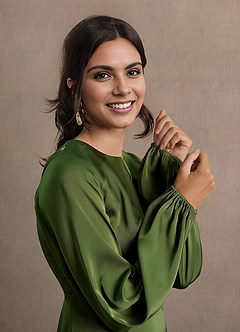Garcelle Olive Green Maxi Dress Maxi Dress image5