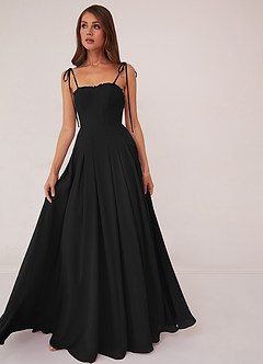 Barbie ♥ Azazie Bridesmaid Dresses Box Pleated Chiffon A-Line Dress image3