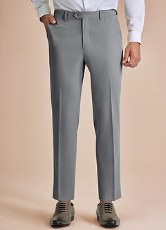 front William Gris Pantalones de vestir