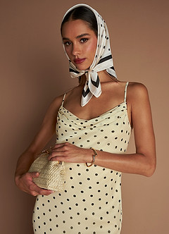 Alanis Cream Black Maxi Dress image6